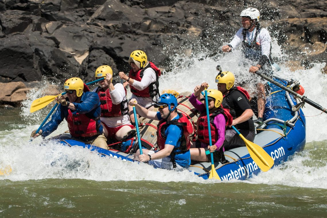 The Zambezi Blast Rafting