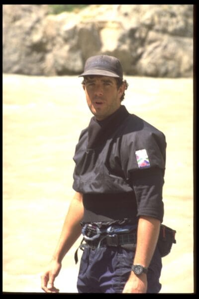 Guide standing beside Coruh in Turkey